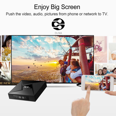 

TX9 PRO Smart Android 71 TV Box Amlogic S912 Octa-core 64 Bit 3GB 32GB HDR10 VP9 H265 UHD 4K 24G & 5G WiFi 1000M LAN DLNA BT