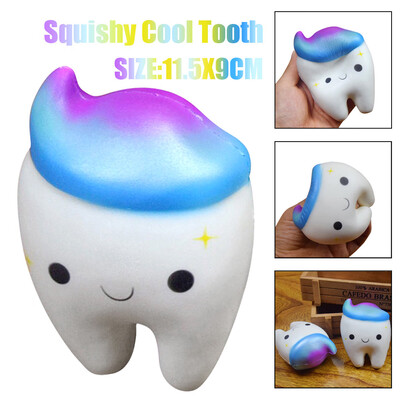 

YIWULASquishy Teeth Cake Scented Squishy Slow Rising Squeeze Toys Jumbo Collection
