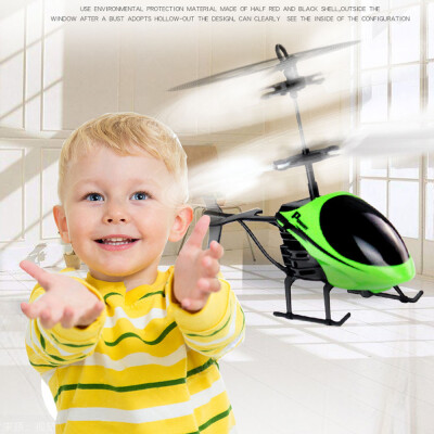 

Gobestart Flying Mini RC Infraed Induction Helicopter Aircraft Flashing Light Toys For Kid