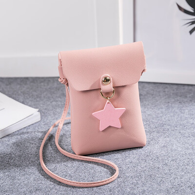 

Tailored Women Solid Star Cover Crossbody Bag Messenger Bag Shoulder Bag Phone Bag BK