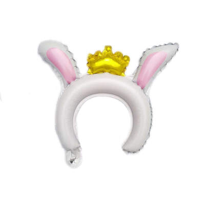 

5 Pcslot Foil Balloon Cute Cartoon Animals Party Balloon Hair Hoop Party Favor For Kids Home Party Festival Ballon Decor