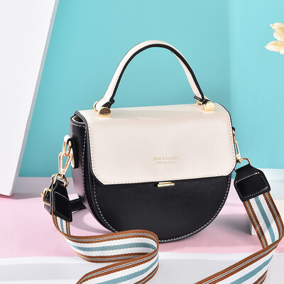 

Female tide summer oblique Bag Korean version fashionable one-shoulder handbag middle-aged mother bag semi-round bag