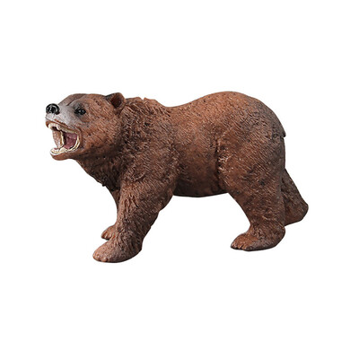 

Tailored Educational Simulated Brown Bear Model Kids Children Toy Brown Bear Gift
