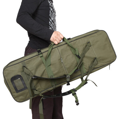 

85cm 335" Outdoor Military Hunting Tactical Shotgun Rifle Square Carry Bag Gun Protection Case Backpack