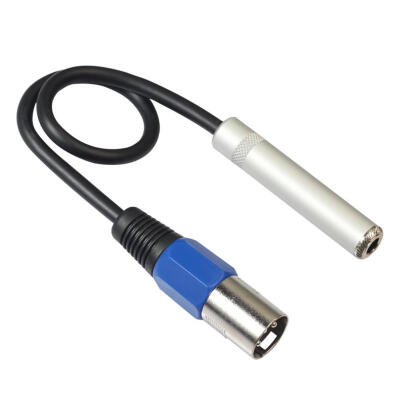 

03m XLR 3Pin Male to 635mm Female Stereo Jack Audio Cable Adapter Wire
