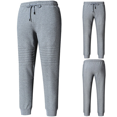 

Tailored Fashion Mens Casual Plain Color Patchwork Fold Sports Shorts Home Pants