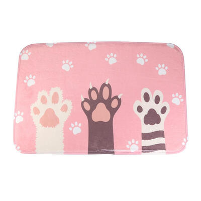 

Cartoon Print Non Slip Water Absorbent Floor Rugs Carpet Bath Mats Door Pad
