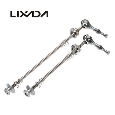 

Lixada 2Pcs Ultralight Bicycle Skewers Quick Release Titanium Axle QR Skewer Mountain Road Bike Bicycle Cycling MTB Wheel Hub Skew