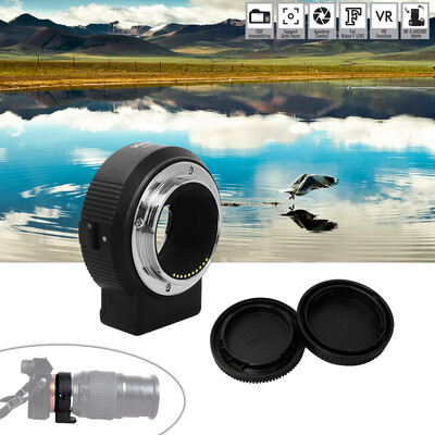 

Commlite ENF-E1 Electric Lens Mount Adapter Ring AF Auto Focus VR Adjustable Aperture Exposure for Nikon F-Mount Lens for Sony E