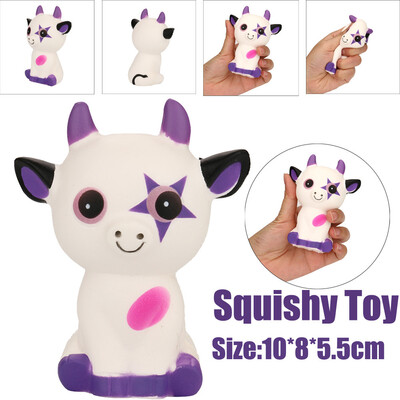 

Gotoamei Squeeze Ox Horn Cat Cream Bread Scented Slow Rising Toys Phone Charm Gifts