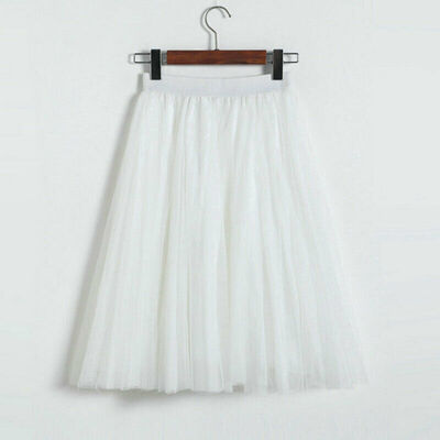 

Women Adult Tutu Tulle Skirt Underskirt Petticoat Wedding Princess Ballet Dress