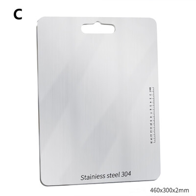 

Toponeto Stainless Steel Cutting Board for Kitchen SUS-304 Strong Durable Easy Clean