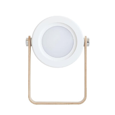 

Wooden Handle Portable Lantern Light Foldable LED Table Desk Lamp Touching Switch Dimmable USB Charging Bedroom Bedside Reading Ni