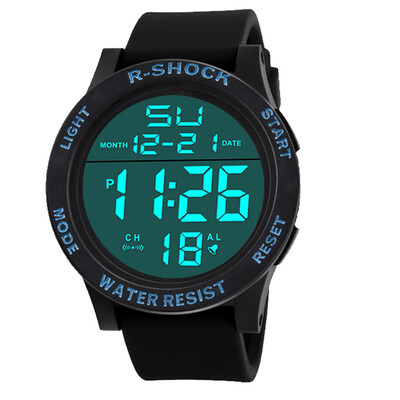 

2017 Men Chic Wrist Waterproof Electronic Date Rubber Sport Watch
