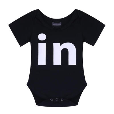 

Summer Newborn Baby Family Matching Clothing Short Sleeve Letters Romper