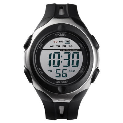 

SKMEI Multifunction Digital Wristwatches Sport Waterproof Men Watch With Resin Strap 1492