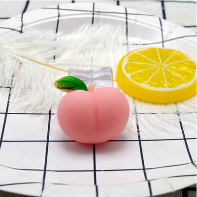 

Siaonvr 1PC Mini peach Squeeze Funny Toy Soft Stress And Anxiety Relief Toys DIY Decor