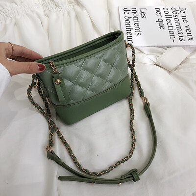 

Advanced sense bag foreign air bag 2019 new Korean version of the rhombic chain shoulder bag female small bag texture Messenger bag