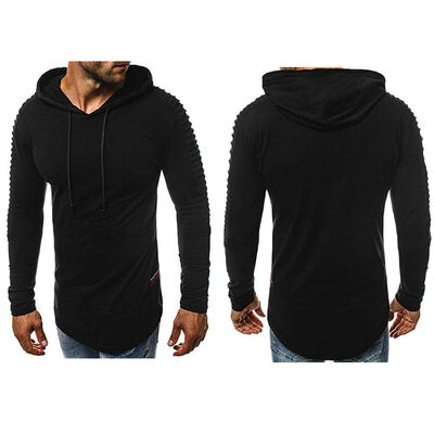 

Mens Winter Hoodies Slim Fit Hooded Sweatshirt Outwear Sweater Warm Coat Jacket