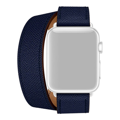 

〖Follure〗Double Leather Wristband Bracelet Replacement Strap For Apple Watch 1234 4244mm