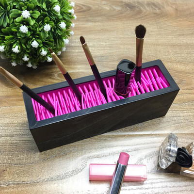 

Toponeto Makeup Brush Storage Box Cosmetic Storage Box Desktop Stationery Storage Box