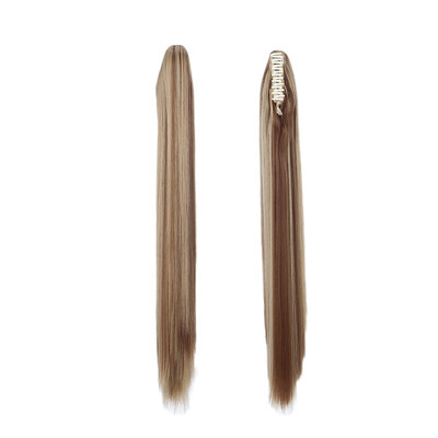 

Long Thick Claw Jaw Ponytail Big Straight Wave Clip in Pony Tail Hair Extension Extensions