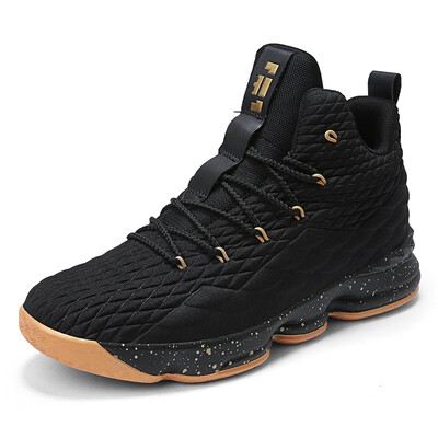 

Basketball shoes couple high-top non-slip wear-resistant fashion boots flying woven breathable sports shoes