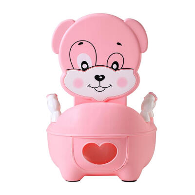 

Baby Potty Training Toilet Seat Kids Portable Urinal Backrest Cute Pot