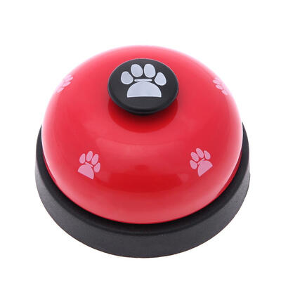 

Pet Training Bells Interactive Foot Printed Plastic Bell Non-Toxic 6Colors