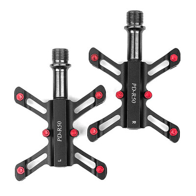 

2pcs Bicycle Pedals Folding Mountain Bike MTB CNC Cycling Bearing Aluminum Alloy