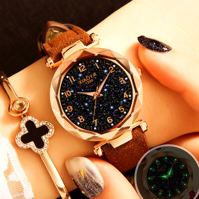 

Watch female watch student Korean version of the simple leisure star with the same paragraph waterproof ins Harajuku College