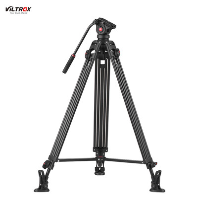 

Viltrox VX-18M 190cm748" Camera Camcorder Tripod Aluminum Alloy w 360° Fluid Damping Head Stable Horseshoe-Shape Foot for Canon
