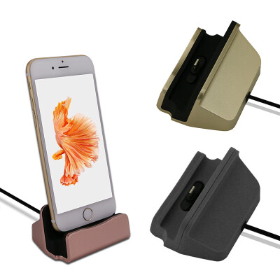 

Dock charger with cable sync desktop charger stand for iphone