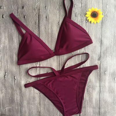 

Roseonmyhand Women Push-Up Padded Bra Beach Bikini Set Swimsuit Swimwear