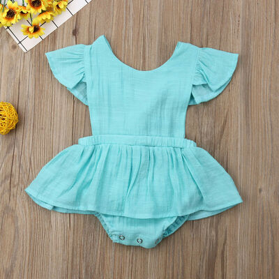 

Cute Newborn Infant Baby Girl Romper Jumpsuit Bodysuit Sunsuit Outfit Clothes