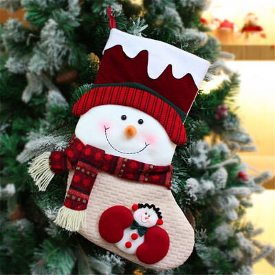 

Gobestart Christmas Decoration Pendant Christmas Decoration Candy Bag Santa Socks Bag