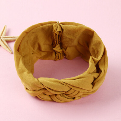 

〖Follure〗Wide Nylon Bow Ribbon with Pompom Knot Bow Nylon Head One Size Plus