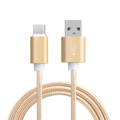 

Premium Durable Nylon Braided USB To USB 31 Type-C Fast Charging Data Cable For LETV Xiaomi Phones-1m