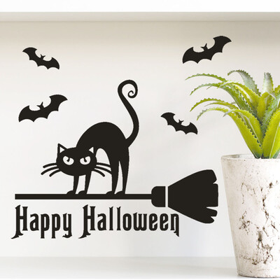 

〖Follure〗Happy Halloween Bone Wall Sticker Window Home Decoration Decal Decor
