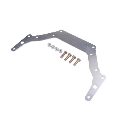 

Transmission Adapter Plate TH350 TH400 Fit for Bop-to-Chevy 1962-Up 2004R 700R4 Engines Silver