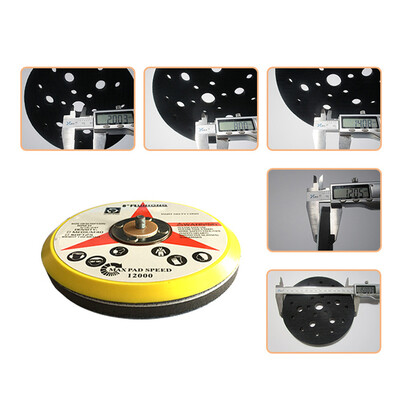 

6 Inch 25 Holes Sponge Interface Pad Damping Sanding Sander Backing Pads Durable