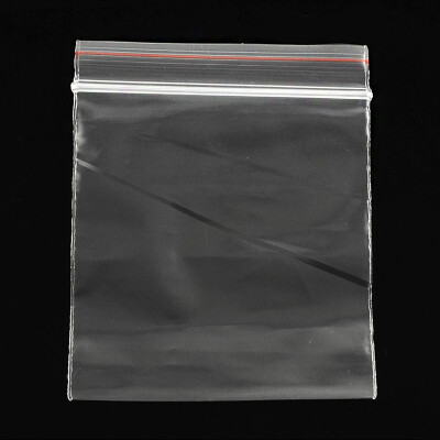 

PH PANDAHALL 100pcs 17x12cm Clear Bags Plastic Zip Closure