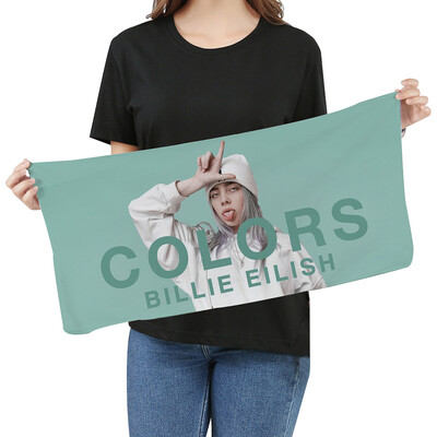 

Cute Billie Eilish Printed Pattern Beach Towels Cover Wall Hanging Tapestry Fashion Decoration Home Decor