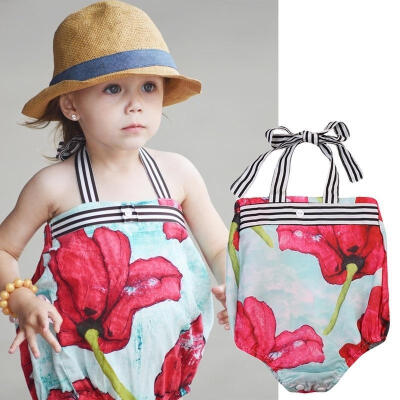 

Floral Infant Toddler Baby Girl Bodysuit Romper Jumpsuit Clothes Summer Outfits