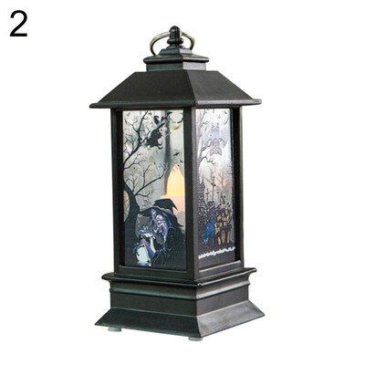 

Halloween Decor LED Lamp Witch Pumpkin Graveyard Spooky Bar Table Party Light