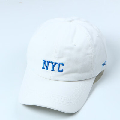 

Embroidered multicolor NYC letter baseball cap female spring&autumn outdoor sun hat young students cap male sun hat