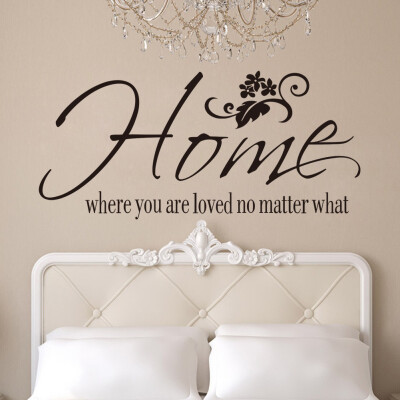 

〖Follure〗Home Where You Are Home Decor Wall Sticker Decal Bedroom Vinyl Art Mural