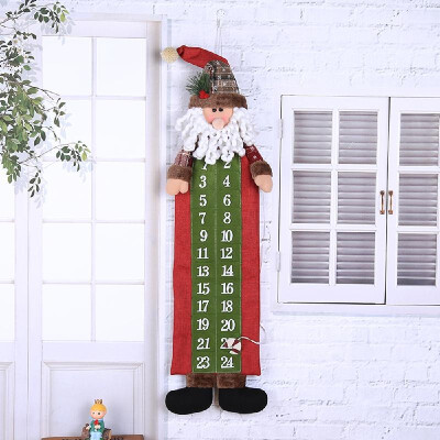 

Santa Claus Christmas Countdown Calendar 23х90 cm