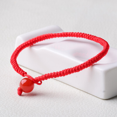 

Transit Red String Bracelet Hand Braided Bracelet Jewelry Wild Couple