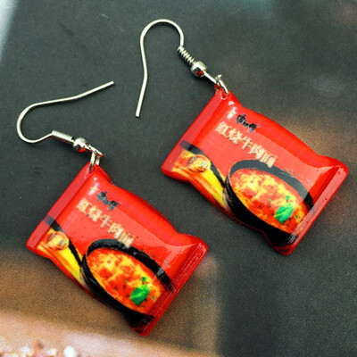 

2019 New Favor Small Chili Food Game Drop Earrings